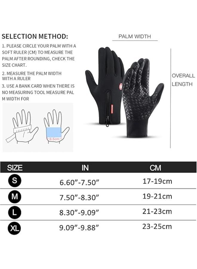 Winter sports thermal anti-slip gloves for touchscreens, ideal for running, cycling, hiking, driving, and climbing. - Image 3
